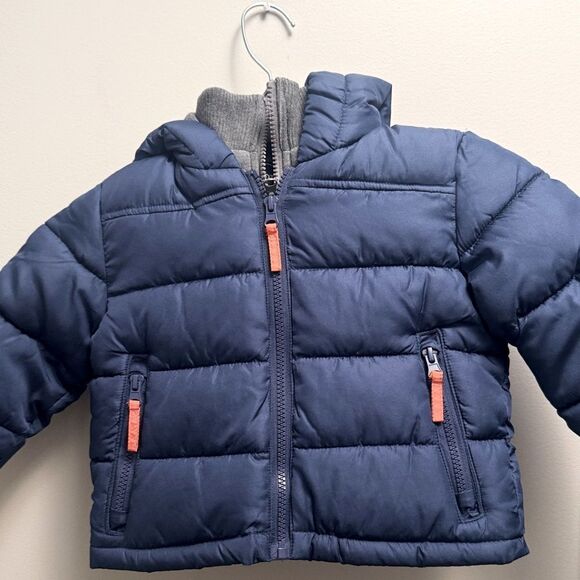 S ROTHSCHILD & CO NWT Baby Boys Puffer Jacket With Fleece Bib 18 month - Picture 3 of 4